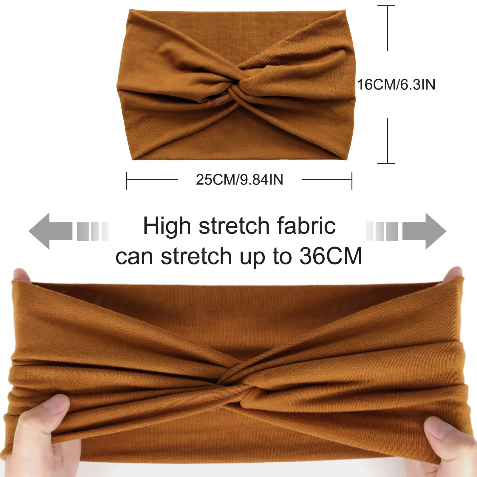 Пов'язка для волосся Blooms Широка, фото №7