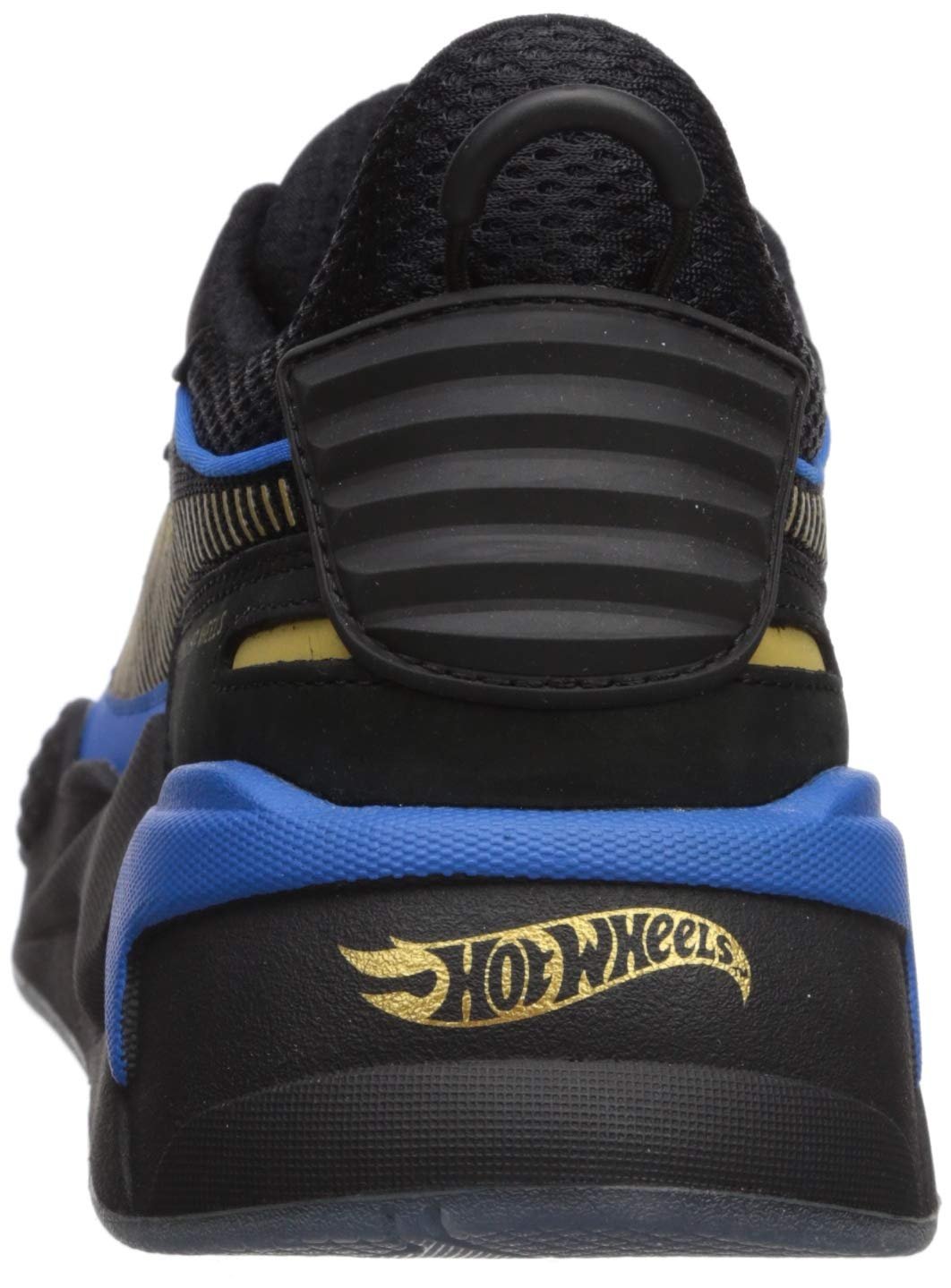 Кроссовки PUMA RS-X Hotwheels Bone Shaker черный/золотистый, фото №3