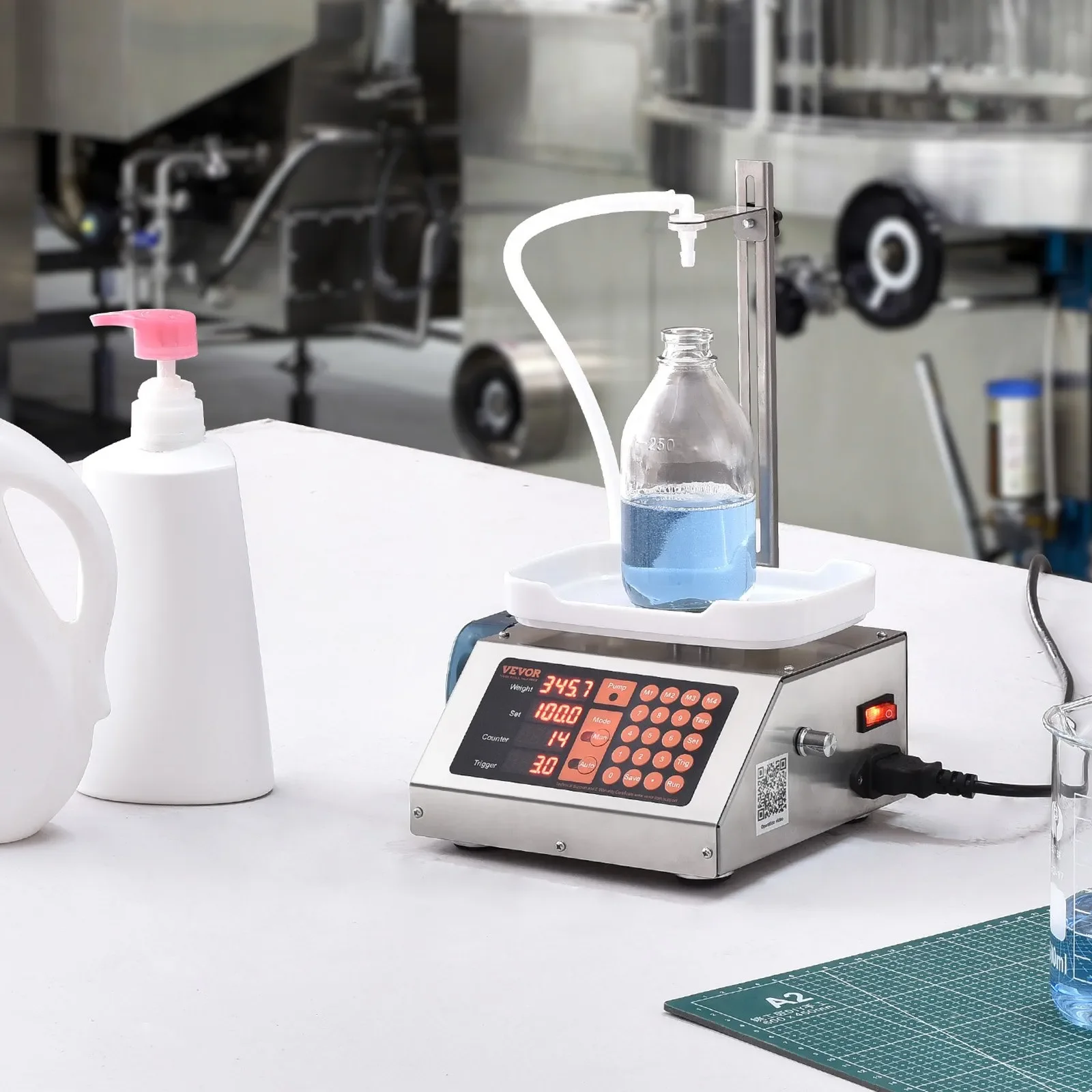 Дозатор для розливу рідин Vevor SY-1200-V2 Silver, фото №2