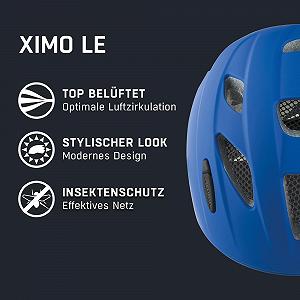 Шлем велосипедный ALPINA XIMO L.E. Легкий, безопасный и небьющийся с опциональным LED фонарем для детей synthetic.ua - Фото 1