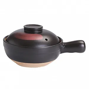 Горшок TOYANDONA Керамический с крышкой Жаростойкий Компактный Нескользящий - Фото 1