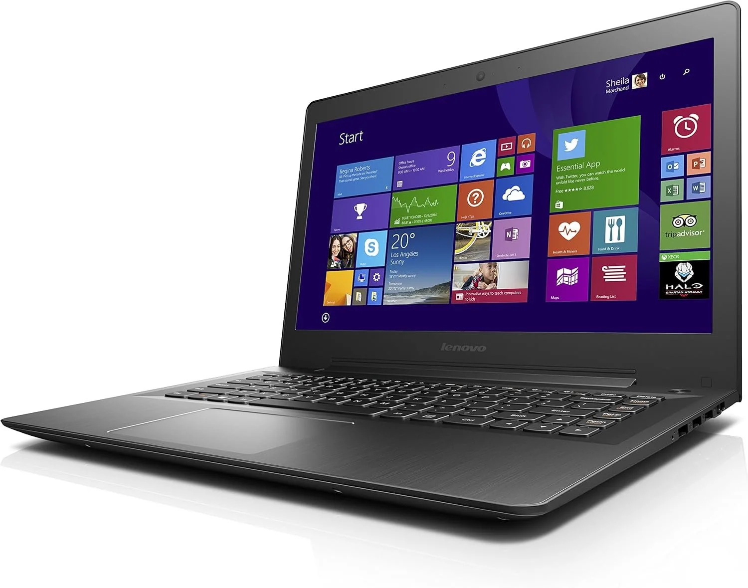 Ноутбук 14'' Lenovo IdeaPad U41-70 Gaming Intel Core i7 RAM 8GB SSD 256GB GeForce 940M Windows 11 (UKR), фото №3