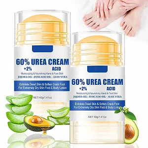 Крем-стик для ног 2025 Hydrating and Anti-Cracking с мочевиной 60% Aloe Vera 2 шт. - Фото 1