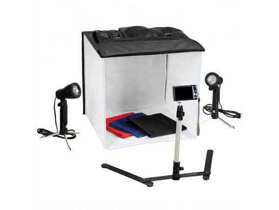 Набор для предметной съёмки Visico 40x40x40см Лайтбокс Фотокуб, фото №2