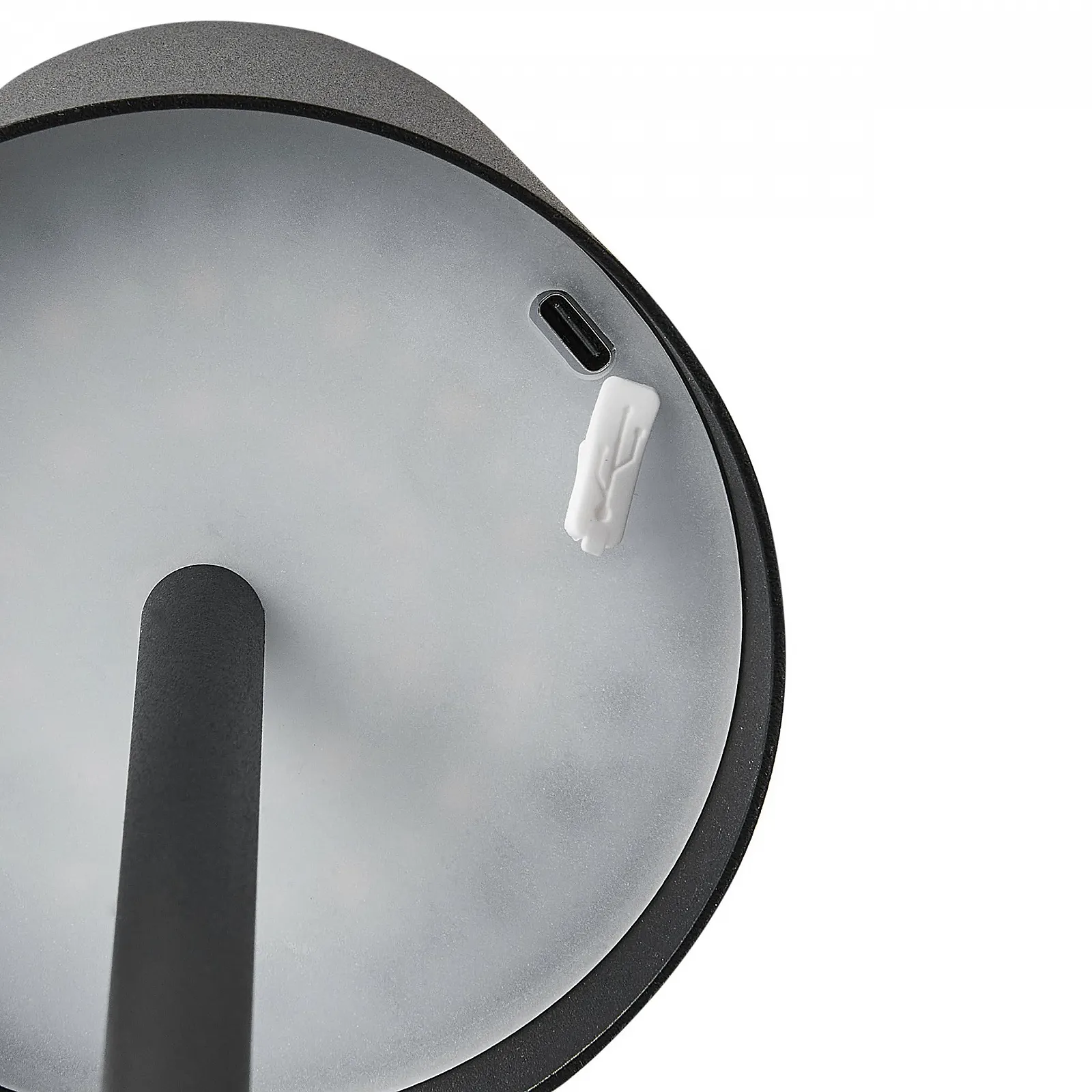 Настільна лампа Valira Метал Чорна Акумуляторна Бездротова Сенсорна LED, фото №7