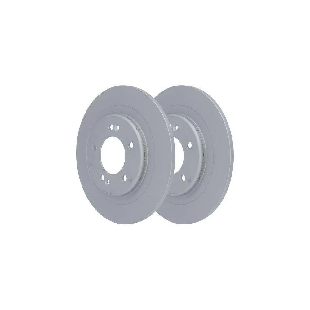 Тормозной диск ATE 24.0110-0370.1 для HYUNDAI задняя ось, фото №2