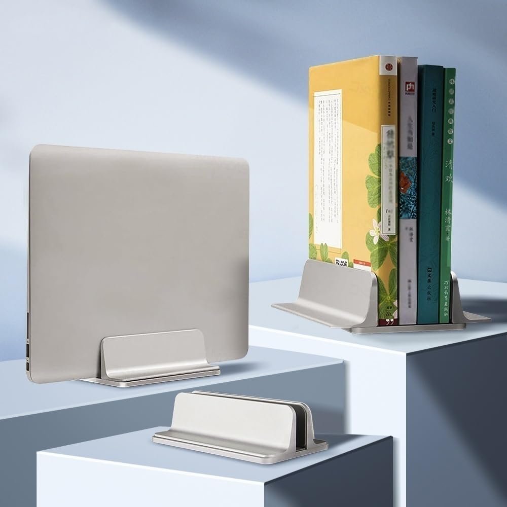 Подставка для ноутбука Вертикальная алюминиевая подставка для ноутбуков 13-17", фото №3 Подставка для ноутбука Вертикальная алюминиевая подставка для ноутбуков 13-17", фото №3