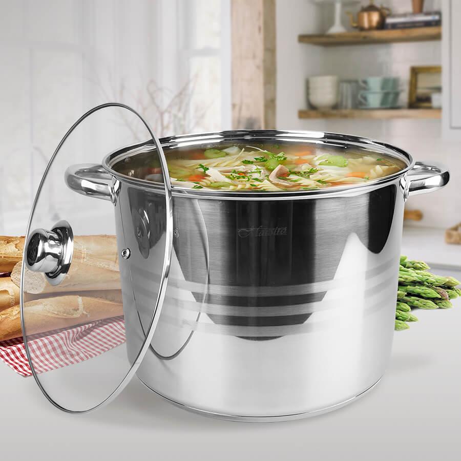 Каструля з кришкою Maestro MR-3517-16 16 л 30х23 см, фото №4