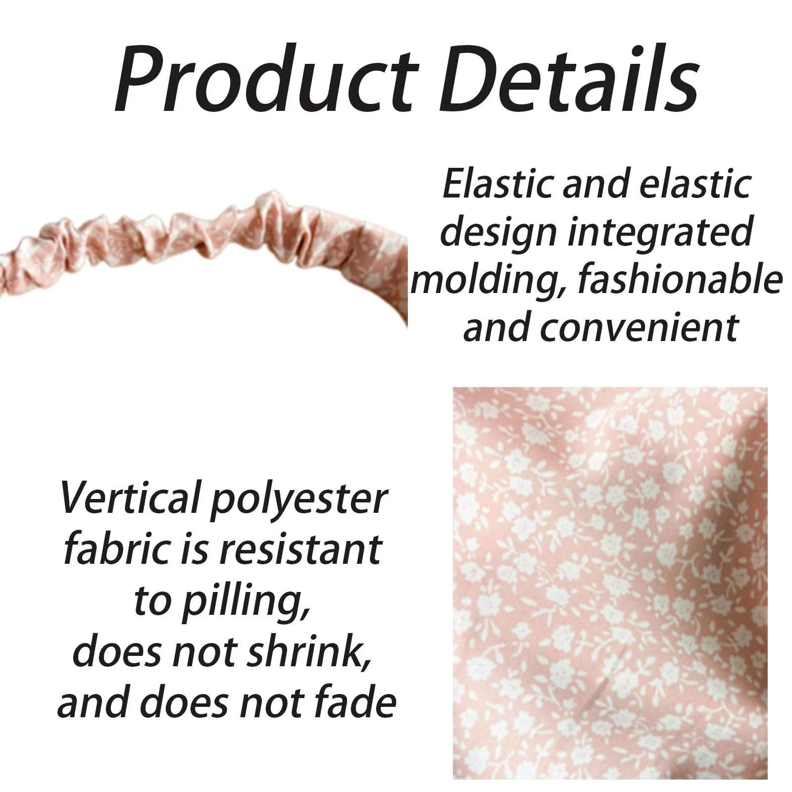 Пов'язка на голову з квітковим візерунком, фото №3