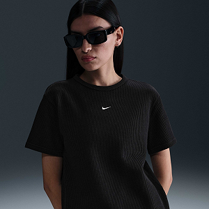 Футболка Nike NSW NK CHLL WFL SS TOP HJ3838-011 Черный XS - Фото 1