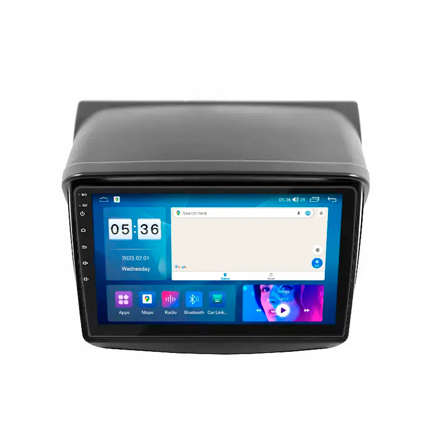 Штатна магнітола Lesko для Mitsubishi Pajero Sport II Рестайлинг 2013-2016 екран 9 4/64Gb CarPlay 4G Wi-Fi GPS Prime, фото №1