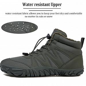 Ботинки Fadezar Waterproof зимние утепленные мужские/женские для активного отдыха нескользящие synthetic.ua - Фото 1