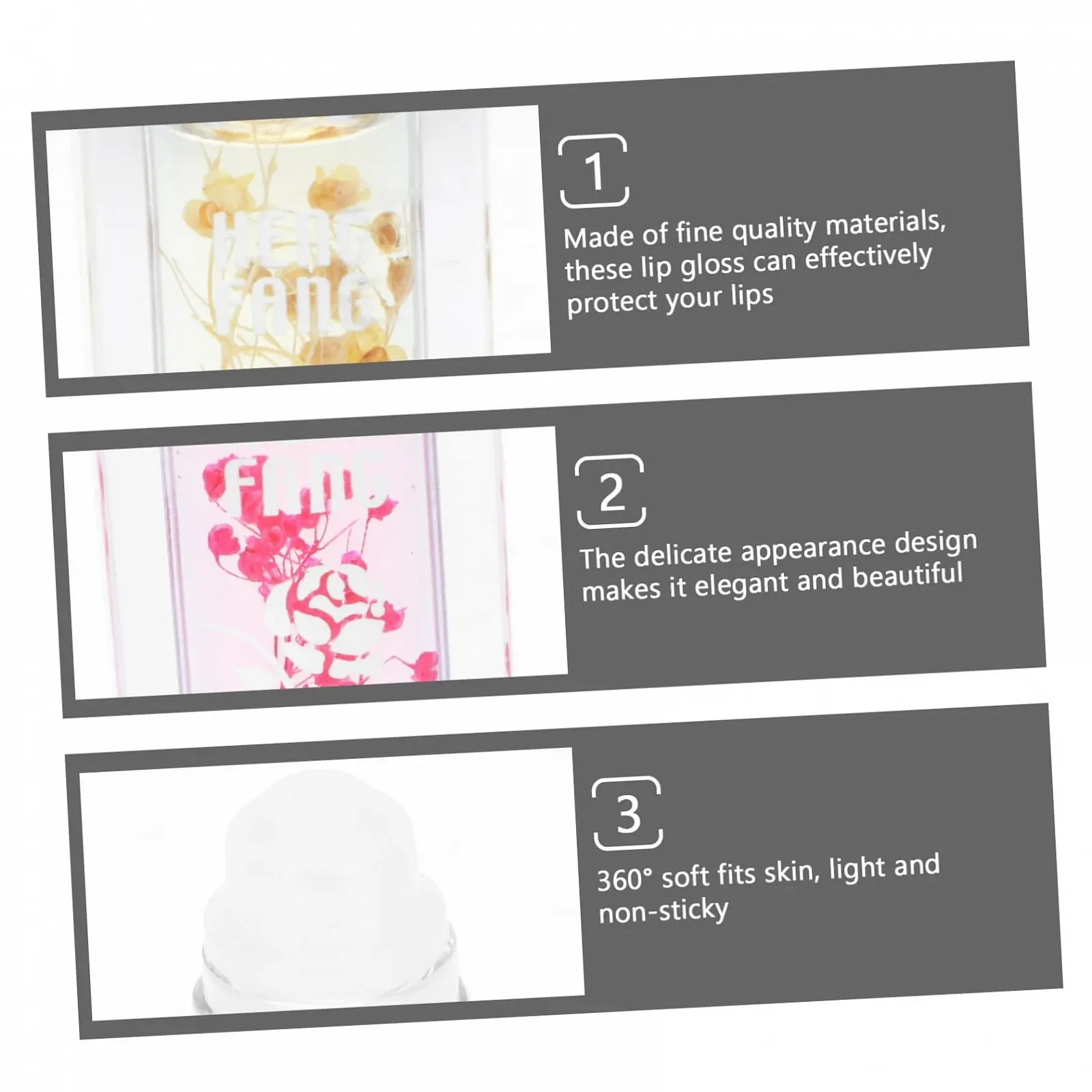 Набір Бальзам для губ Ароматизований Блиск для губ Живильний, фото №4 Набір Бальзам для губ Ароматизований Блиск для губ Живильний, фото №4