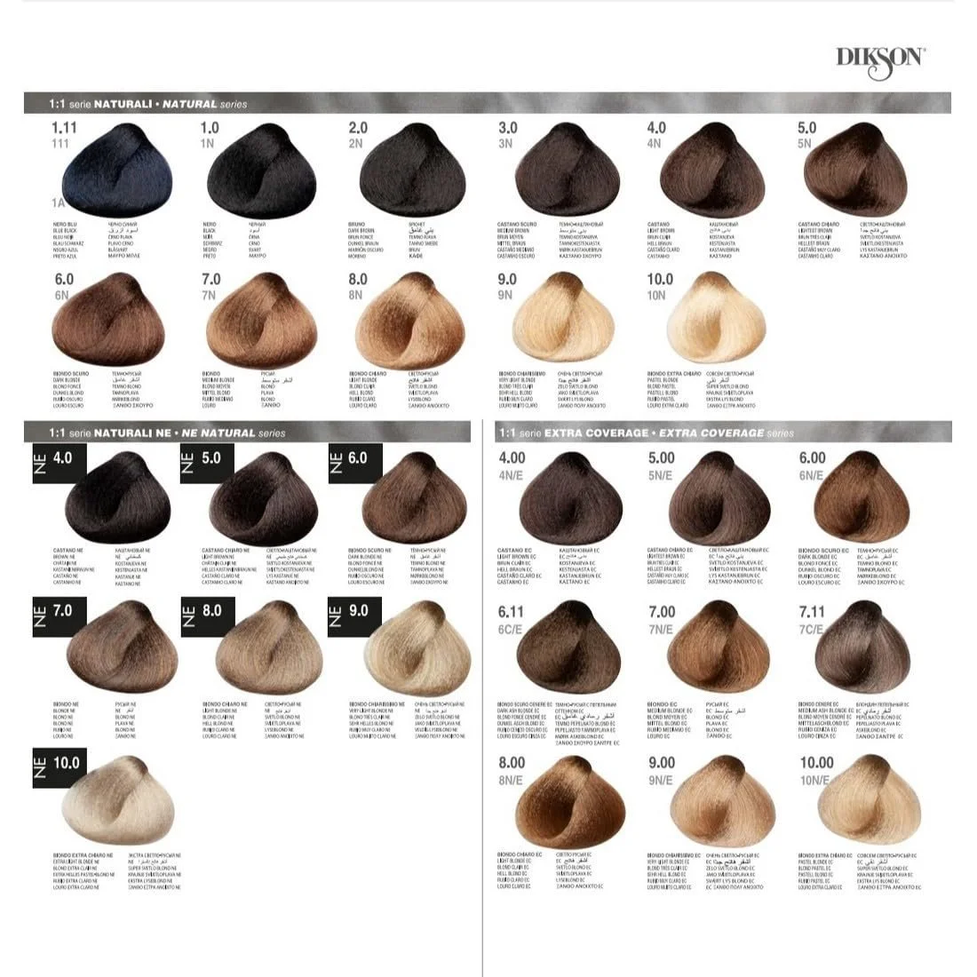 Крем-фарба Dikson Professional Oxidation Cream with Proteins and Plant Extracts, 5.0 Світло-коричневий (120 мл), фото №7 Крем-фарба Dikson Professional Oxidation Cream with Proteins and Plant Extracts, 5.0 Світло-коричневий (120 мл), фото №7