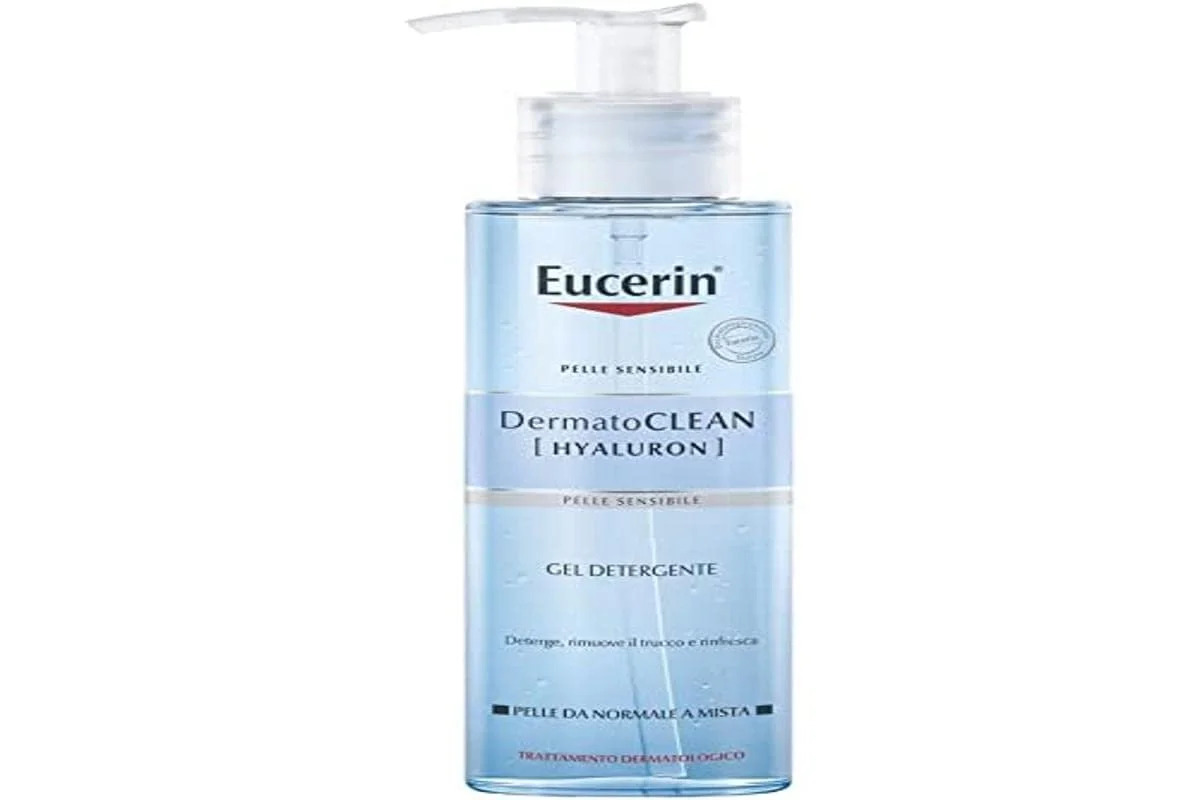Гель для вмивання Eucerin Dermatoclean Hyaluronic Cleansing Gel 200 мл, фото №1