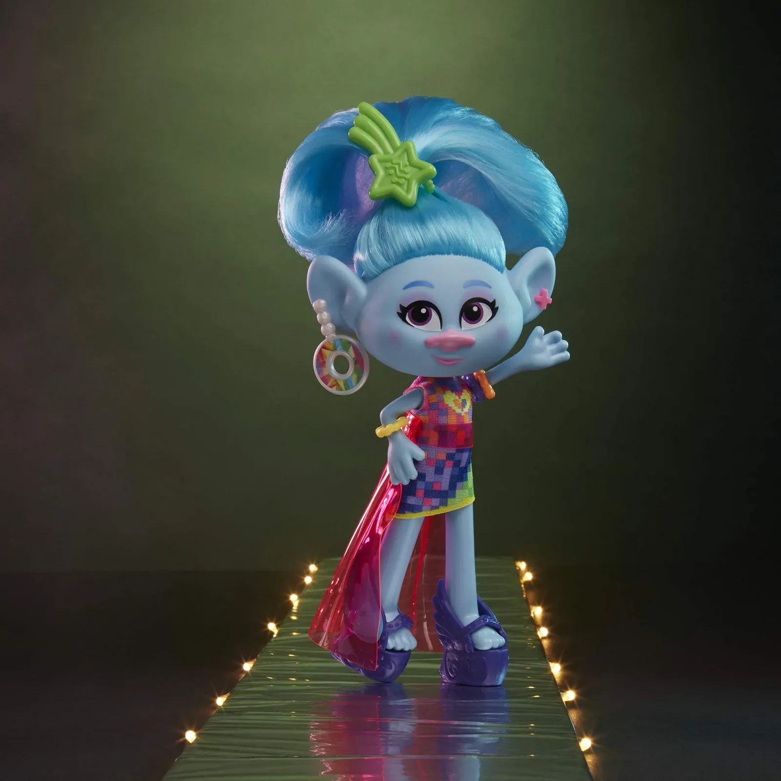 Кукла Hasbro Trolls DreamWorks Trolls Glamour Silk Модная кукла с платьем и обувью, фото №9