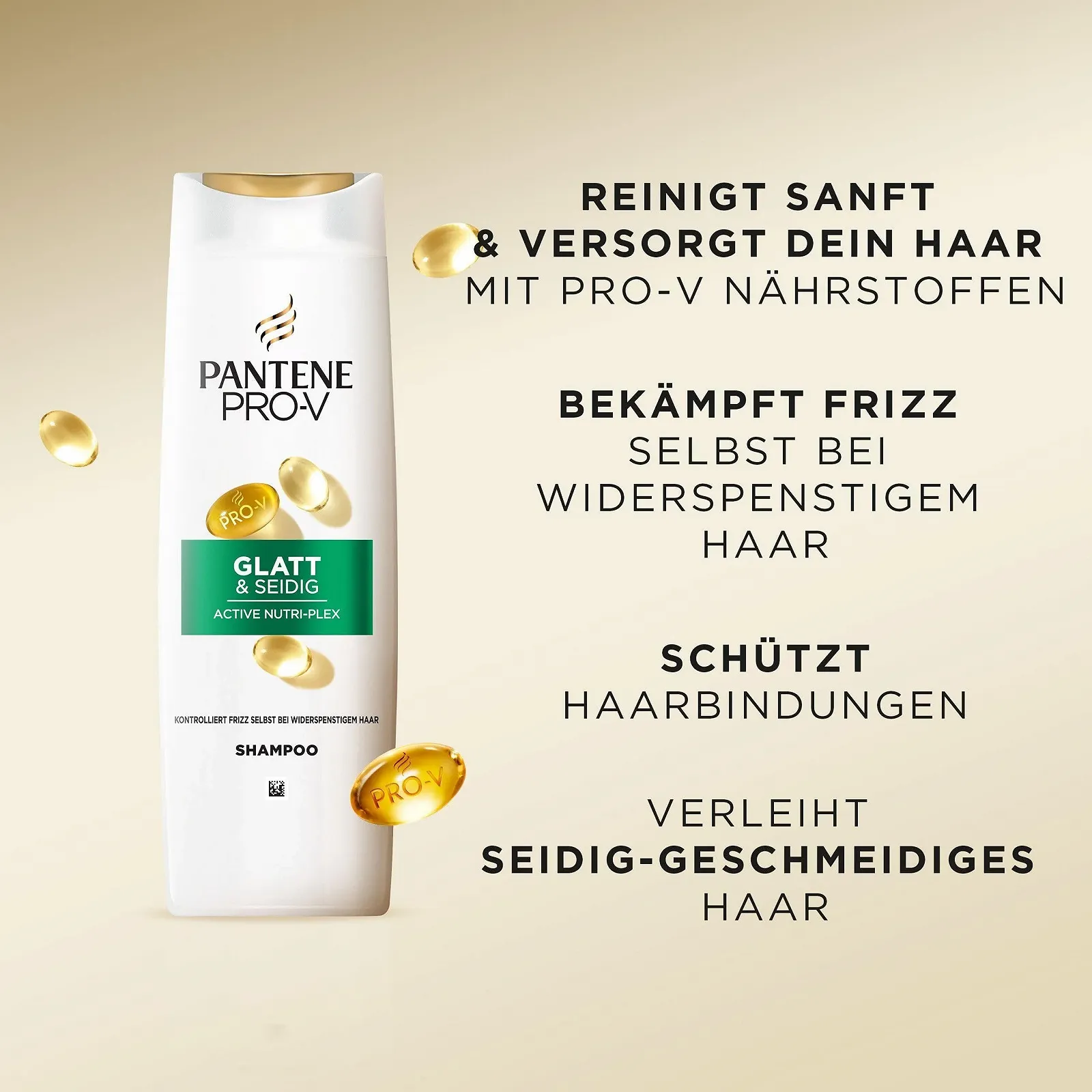 Шампунь Pantene Pro-V Smooth & Silky для кучерявого, тьмяного волосся, 1000 мл, фото №4