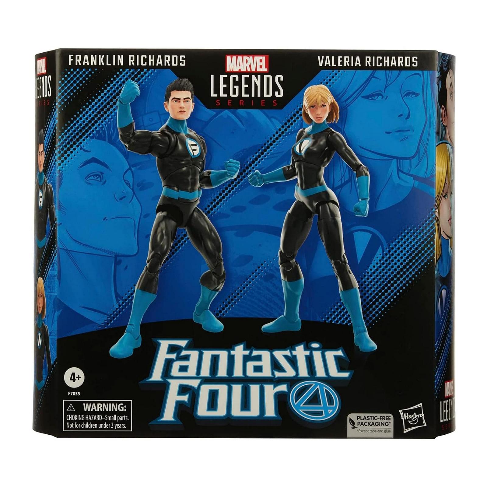 Фігурки Hasbro Marvel Legends Series Fantastic Four Франклін Річардс і Валерія Річардс, фото №7