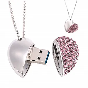 USB-накопичувач Crystal Heart Shape 64 GB USB 3.0 High Speed ціна на synthetic.ua - Фото 1 USB-накопичувач Crystal Heart Shape 64 GB USB 3.0 High Speed synthetic.ua - Фото 1