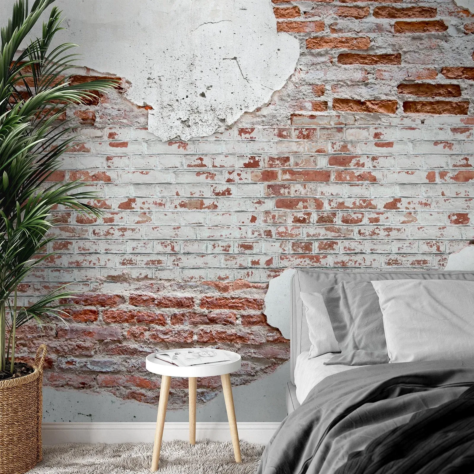 Фотообои Runa Art Stone Wall 9083011a 352 x 250 см XXL White Brown, фото №3