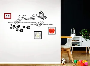 Настінна наклейка W3470 Family ist.. Liebe Чорна 75 x 36 см synthetic.ua - Фото 1