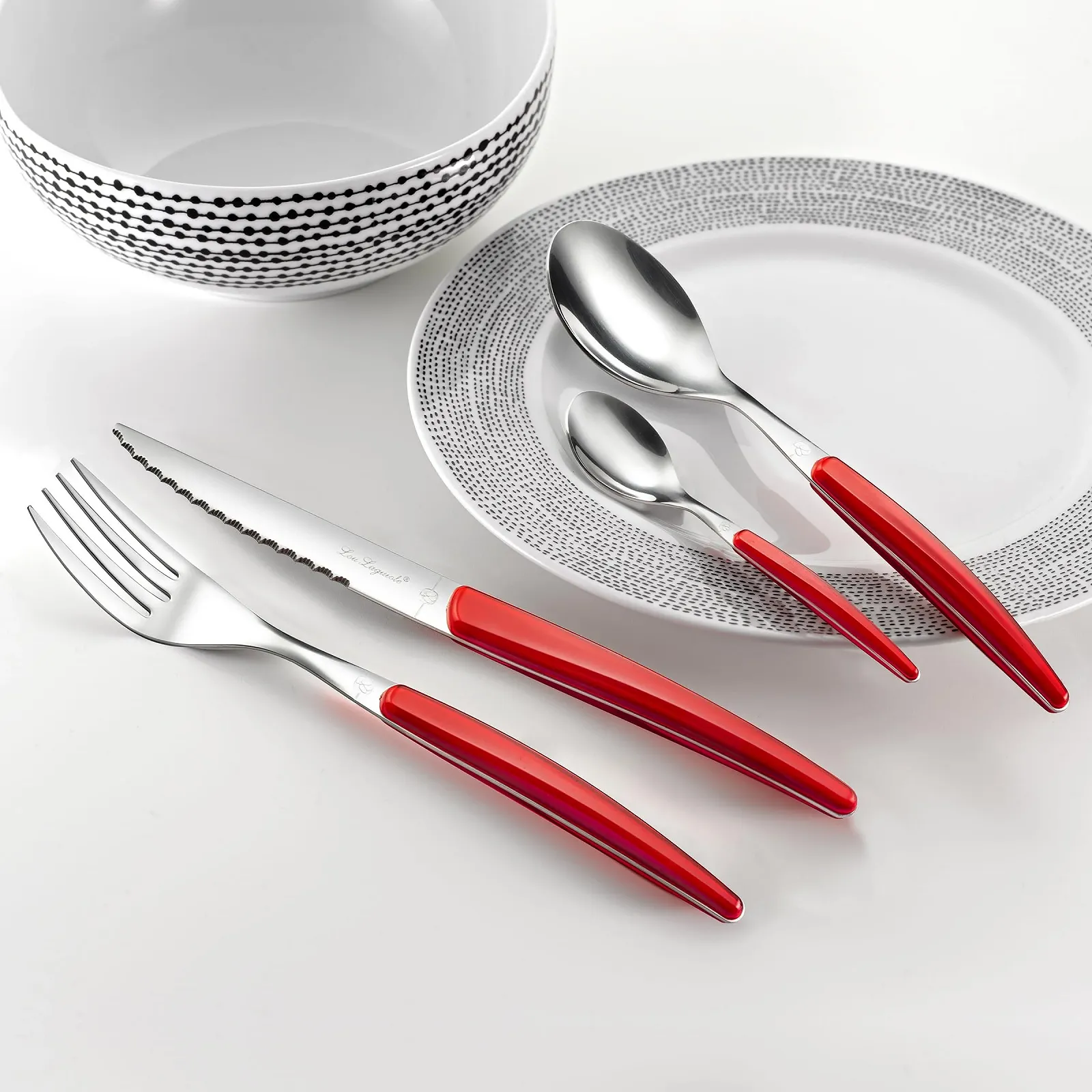 Набор столовых приборов Lou Laguiole Montana на 6 персон, нержавеющая сталь 18/0, фото №4