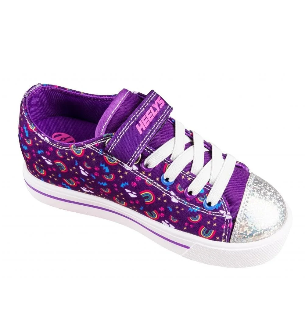 Роликовые кроссовки Heelys Snazzy для девочек Фиолетовый Мультицвет Радуга, фото №3 Роликовые кроссовки Heelys Snazzy для девочек Фиолетовый Мультицвет Радуга, фото №3
