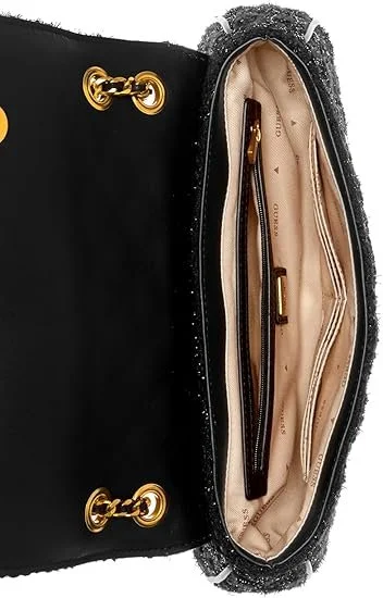 Жіноча сумка через плече Guess BS24GU02 чорний, фото №6