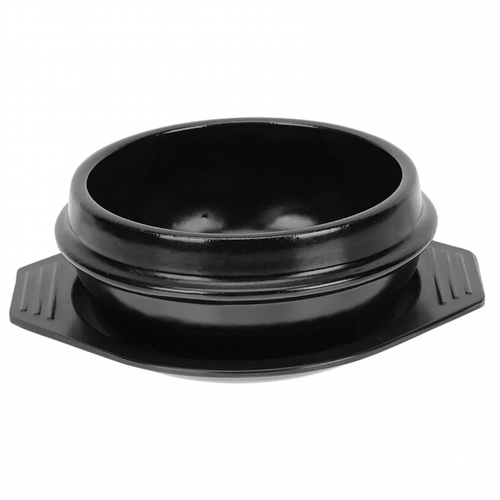 Кастрюля керамическая с подставкой термостойкая для бибимбапа, фото №1