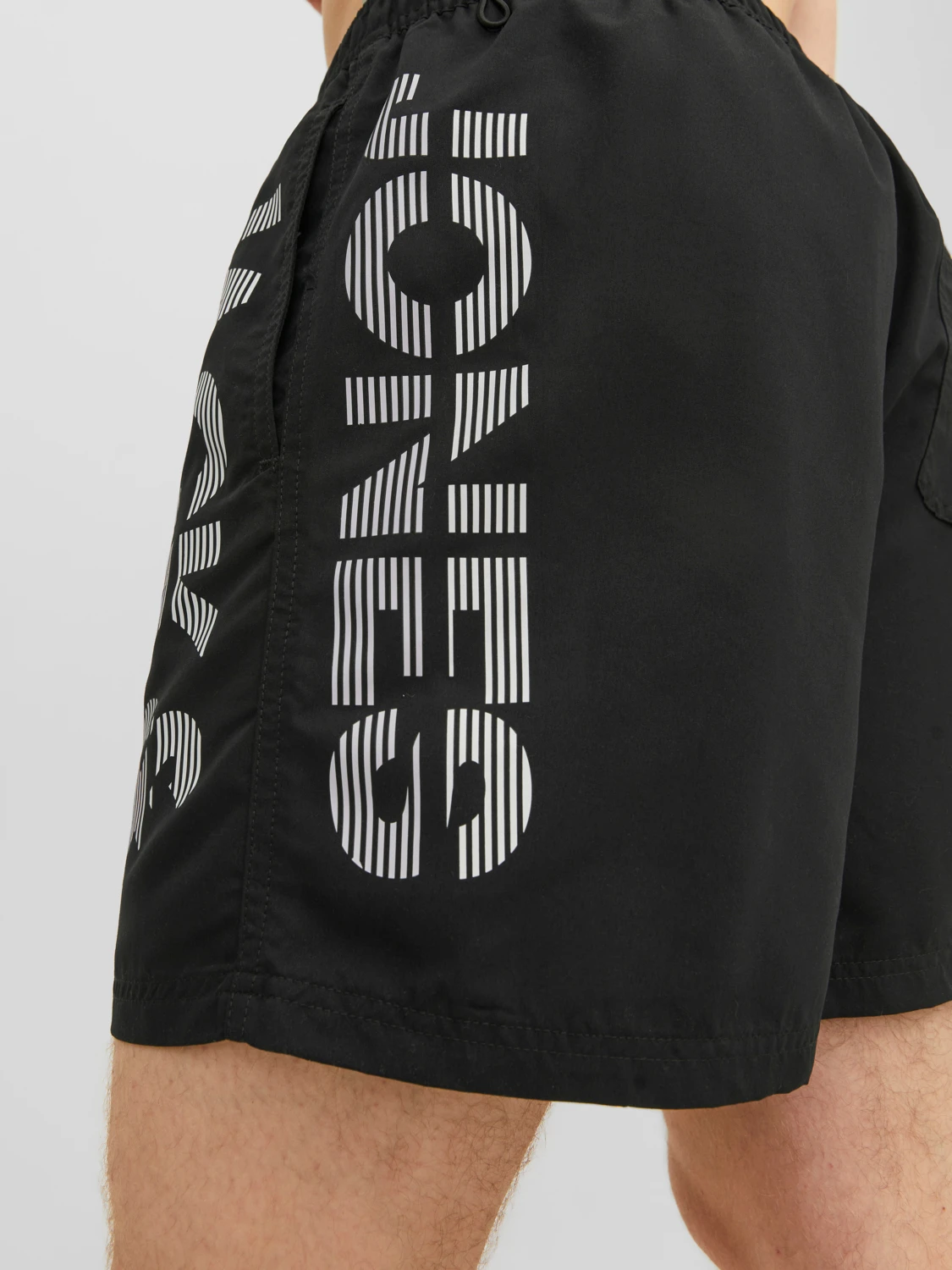 Шорти для плавання JPSTFIJI JJSWIM SPLICELOGO LY SN 12225967- Jack&Jones Чорний L, фото №3
