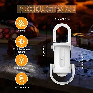 Міні Ліхтарик LED Брелок Ліхтарик USB Перезаряджуваний 7 Режимів з Power Bank для Пішого Туризму та Аварійного Освітлення synthetic.ua - Фото 1