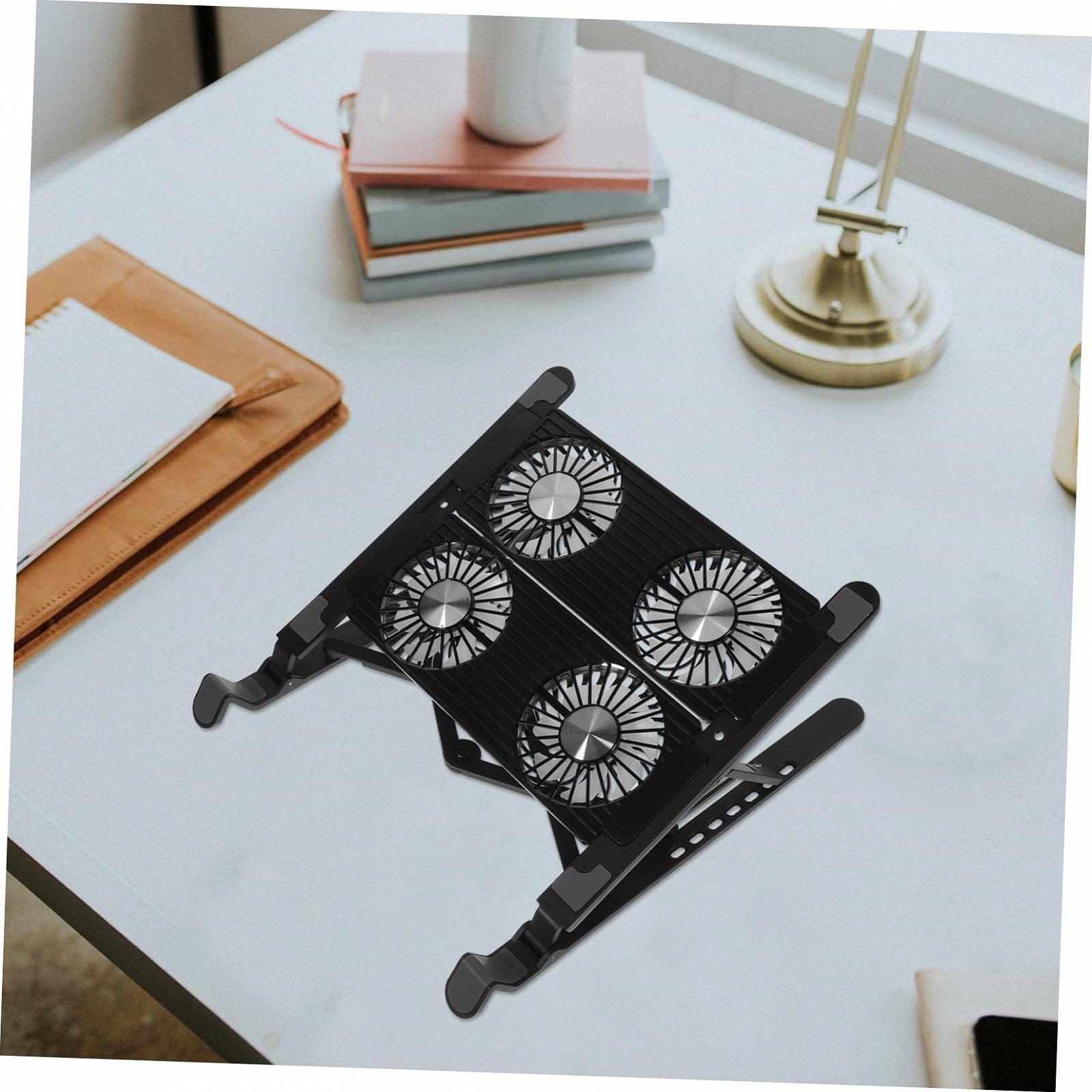 Охолоджуюча підставка для ноутбука iplusmile з USB вентилятором, регульована ергономічна, фото №7 Охолоджуюча підставка для ноутбука iplusmile з USB вентилятором, регульована ергономічна, фото №7