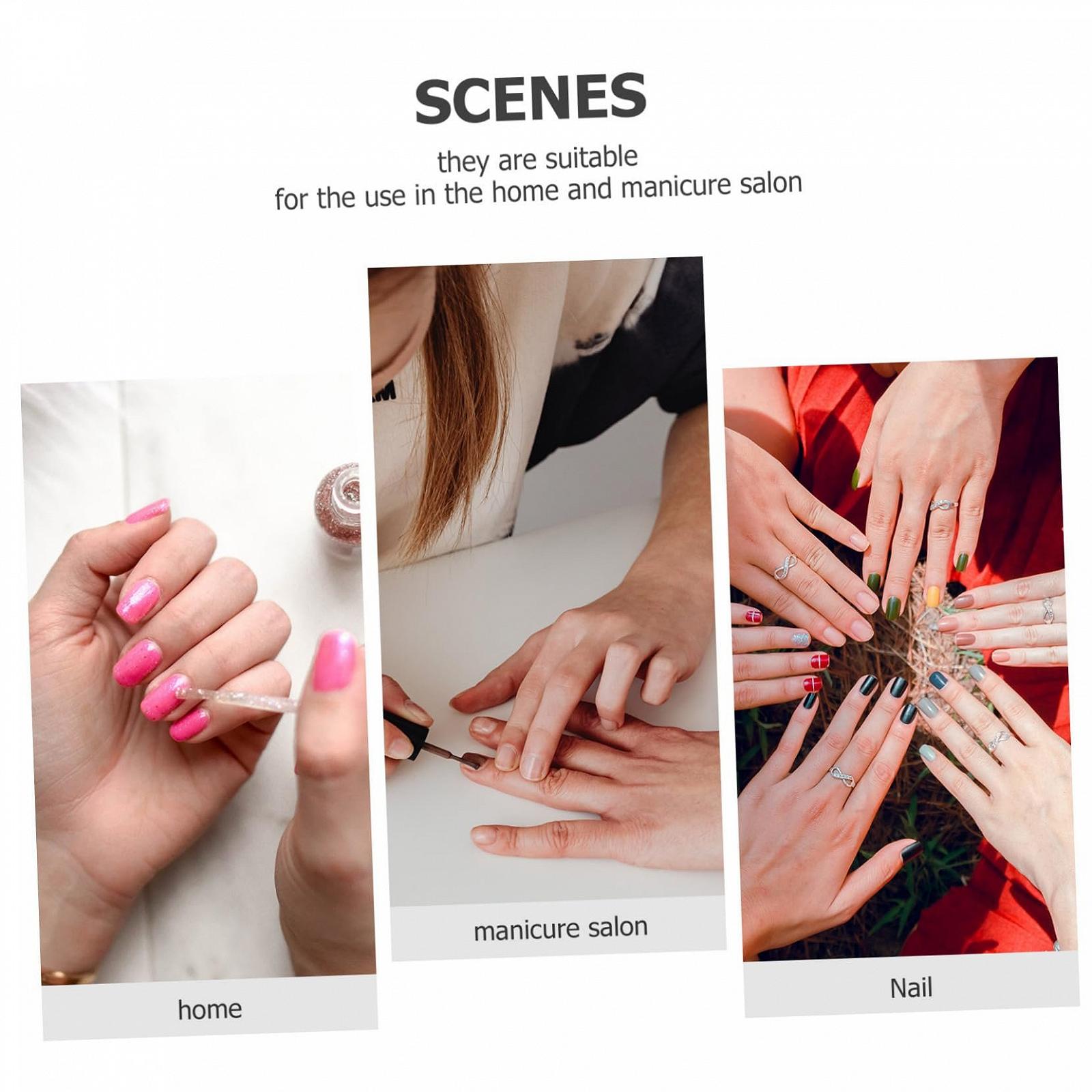 Набір накладних стразів для нігтів Блискучий, фото №6