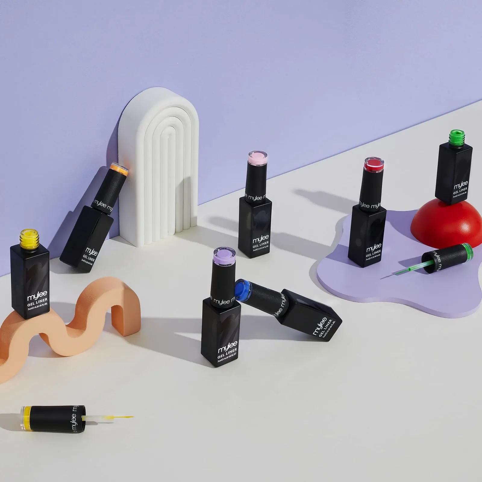 Гель-лак Mylee Kaleidoscope Kit для дизайну нігтів, набір 7 x 7 мл, різнокольоровий, фото №3