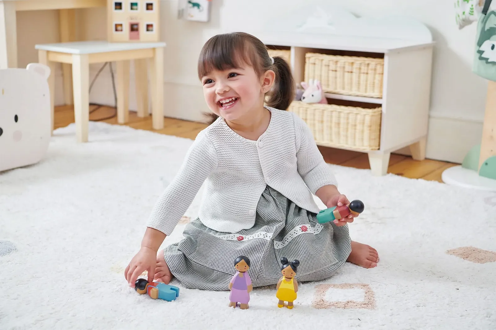 Іграшка Tender Leaf Toys Sunny Doll Family Дерев'яна дитяча, підтримка дрібної моторики, фото №5 Іграшка Tender Leaf Toys Sunny Doll Family Дерев'яна дитяча, підтримка дрібної моторики, фото №5