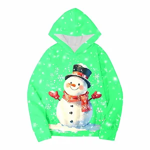 Різдвяний світшот Толстовка Ugly Christmas Theme Snowman Довгий рукав synthetic.ua - Фото 1
