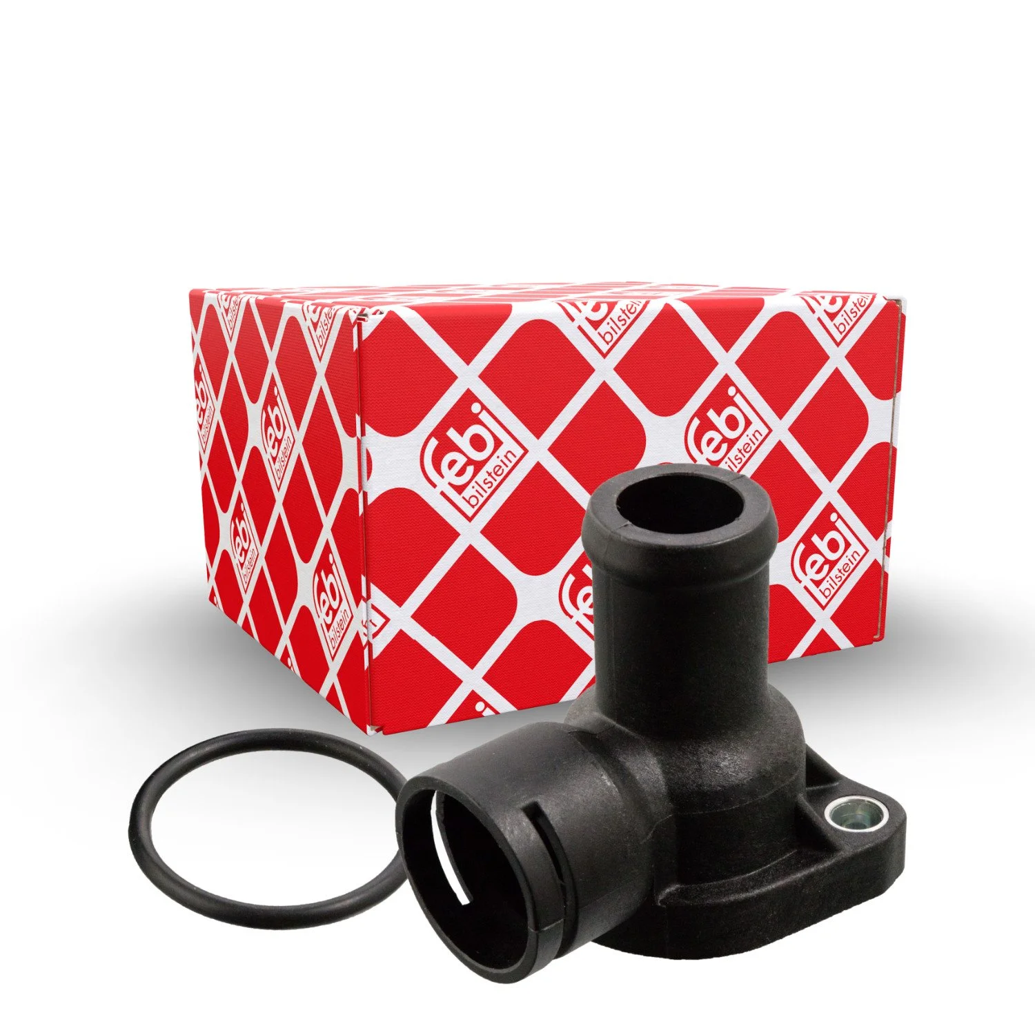 Фланець охолоджуючої рідини FEBI BILSTEIN 12411 для AUDI VW головка блоку циліндрів задній лівий, фото №1