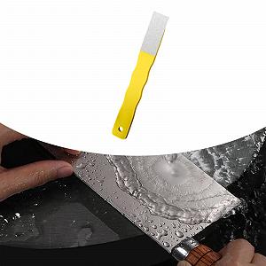 Точилка для ножів плоский напилок легована сталь 220 grit Жовта synthetic.ua - Фото 1