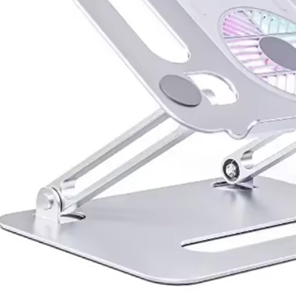 Подставка для ноутбука TsoLay Настольная складная с вентилятором охлаждения Алюминиевый держатель, фото №3