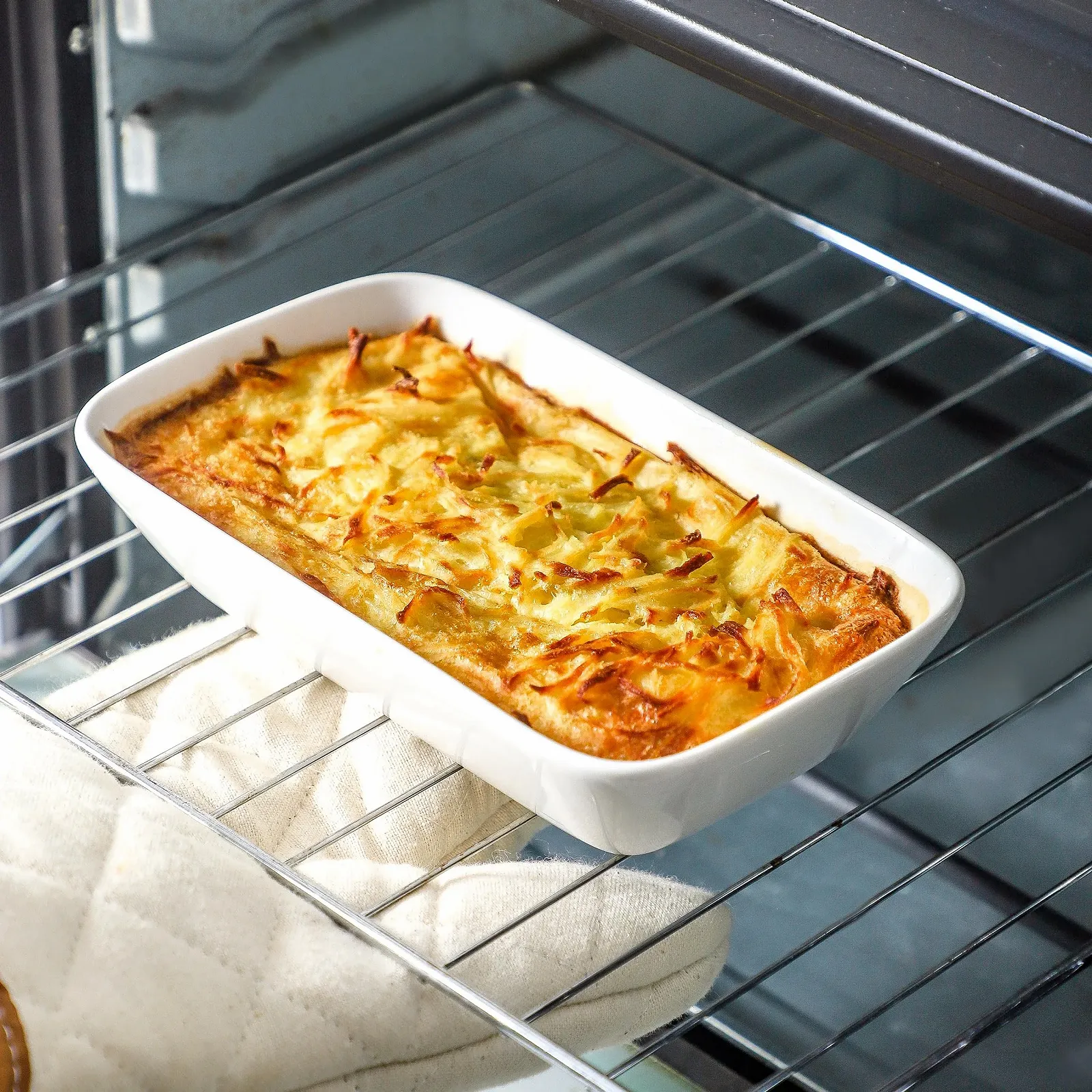 Набір форм для запікання 4 шт. прямокутні порцелянові 400 мл 18 см, фото №3