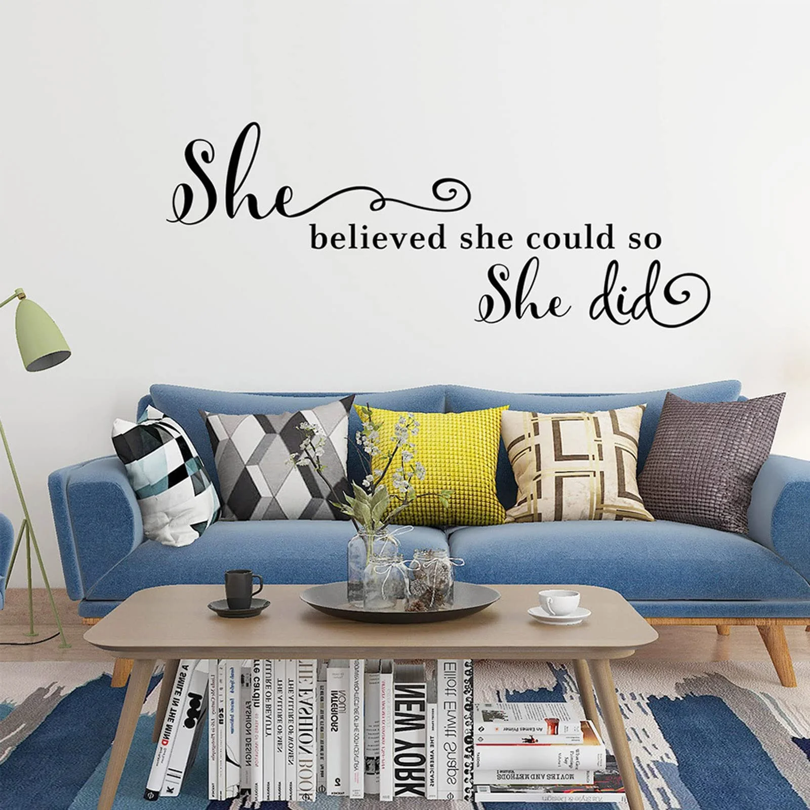 Наклейка на стену She Believed She Could So She Did Виниловая, фото №2