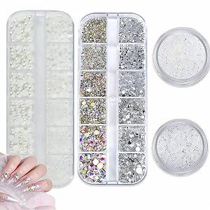 Набір страз для нігтів Mixed, - Фото 1