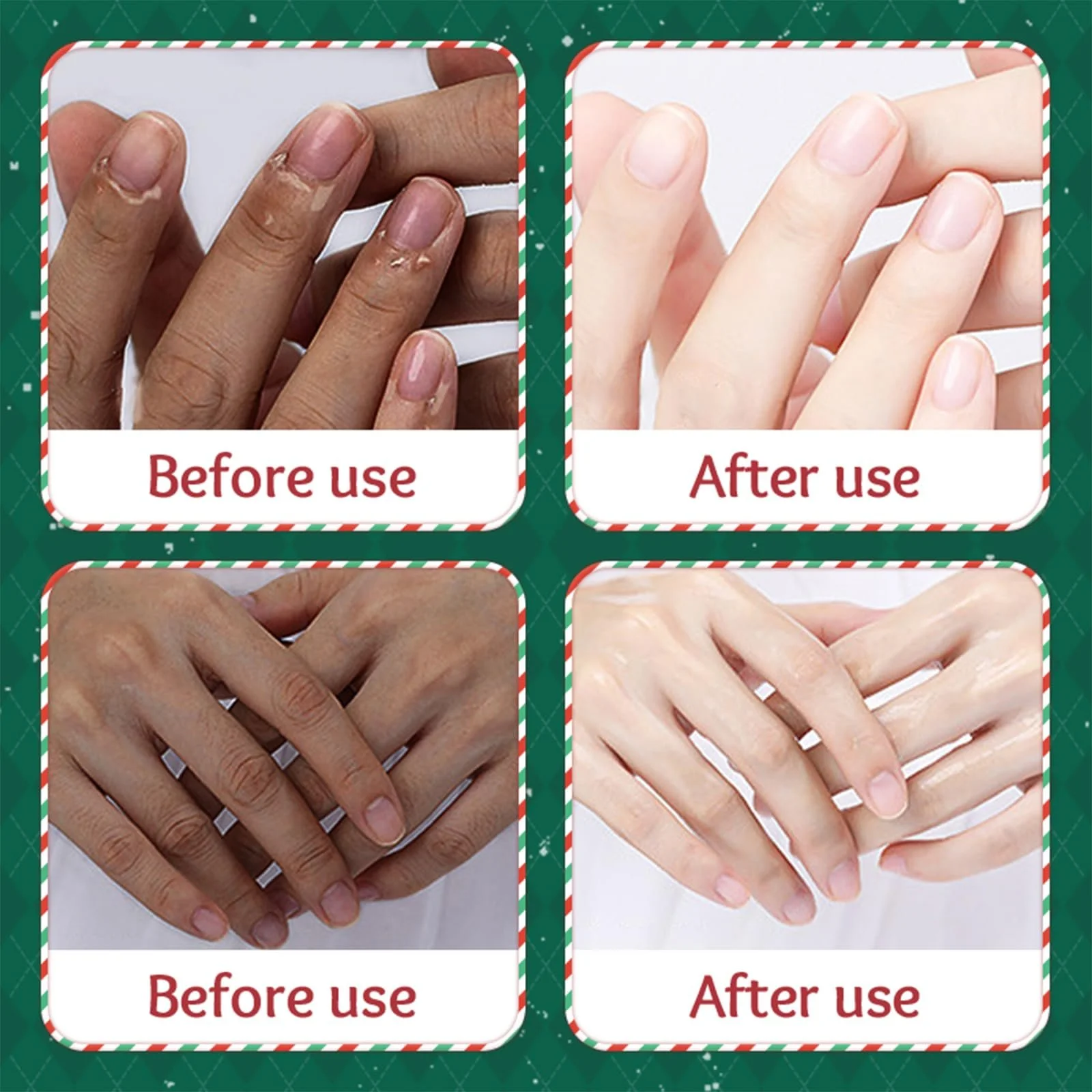 Крем для рук Набір різдвяний, 5 міні-стіків з маслом ши, Крем для сухих рук, фото №5