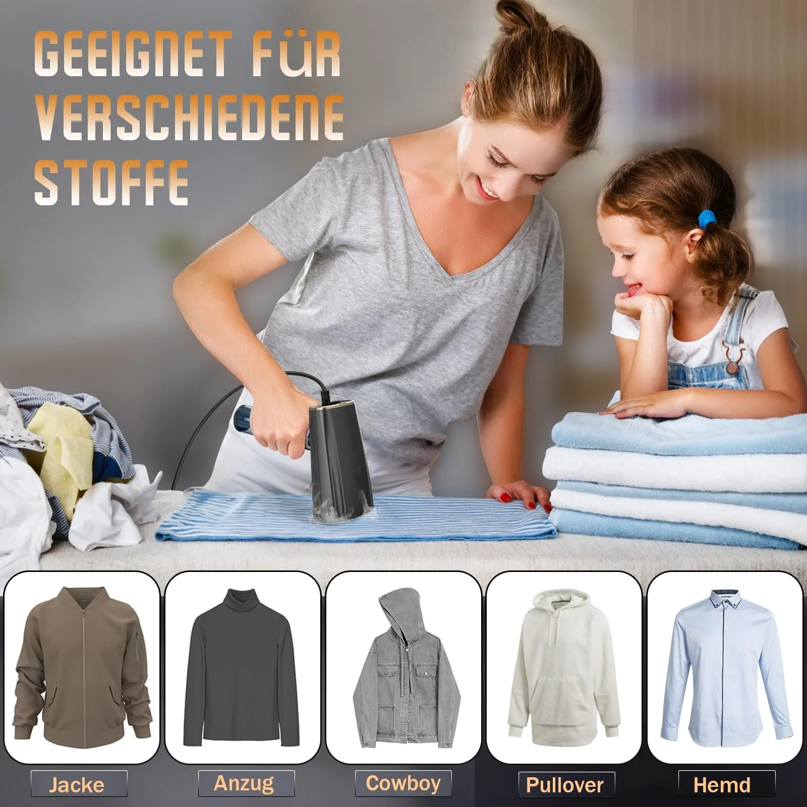 Відпарювач Raelunyi HS5-1-4WP 1300 Вт Чорний, фото №2