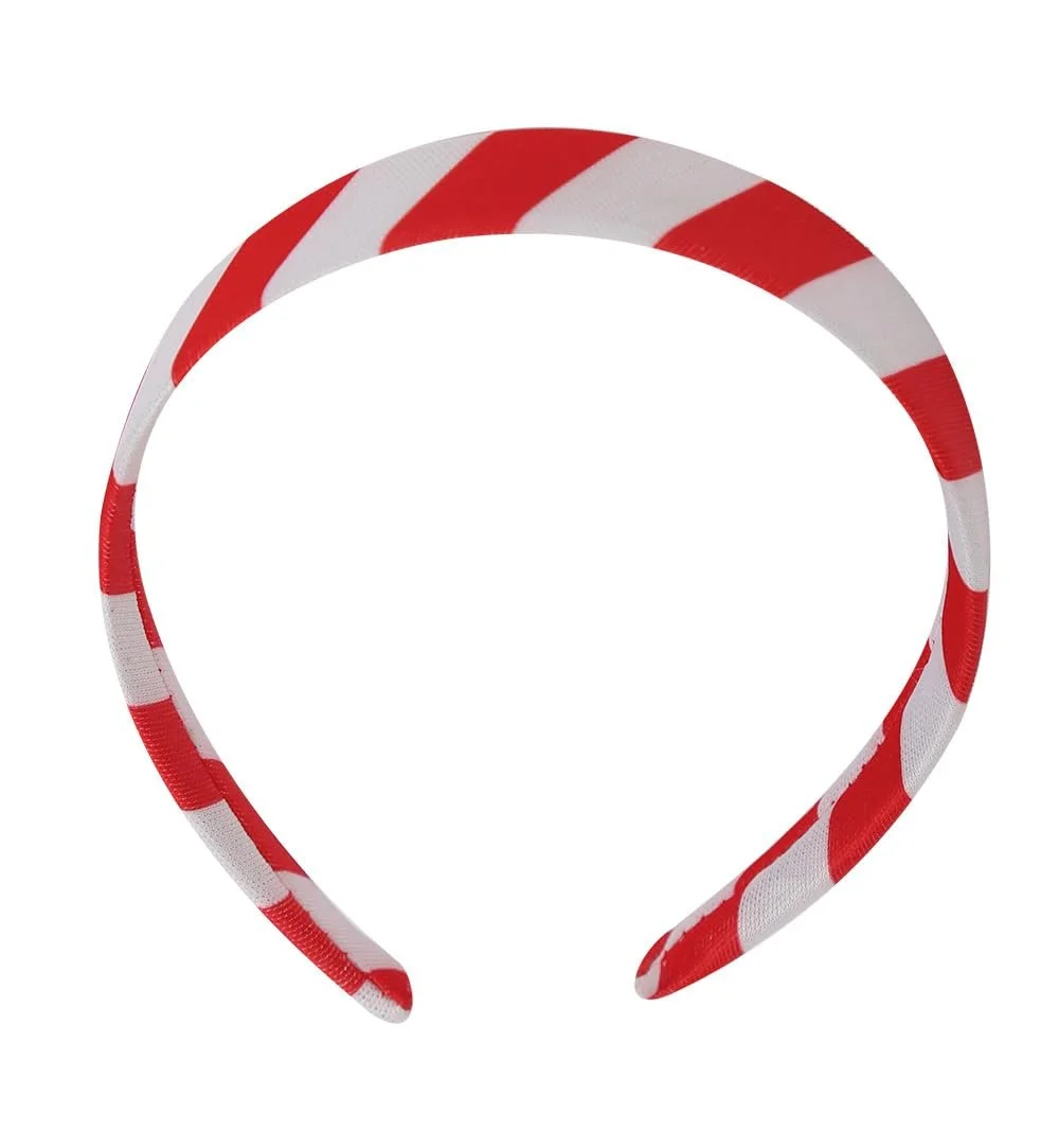 Обруч на голову Fries з червоно-білим, фото №1 Обруч на голову Fries з червоно-білим, фото №1