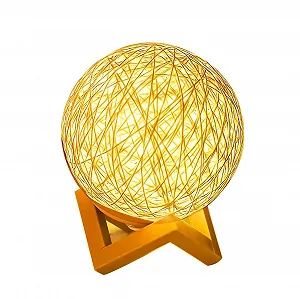 Настільна лампа Meichoon Rattan Ball LE16 USB - Фото 1