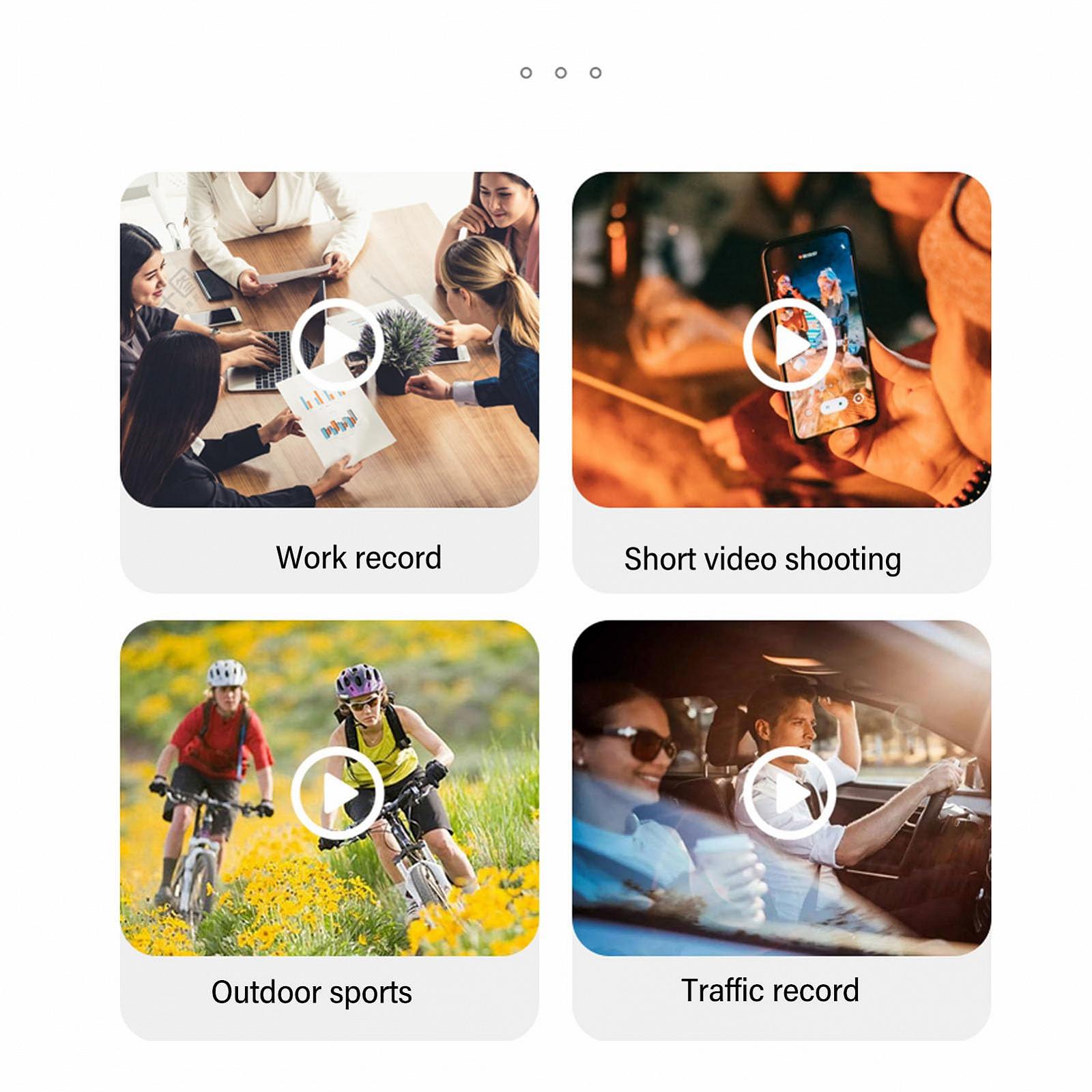 Камера Naroote 4K WLAN с объективом 120° Ultra HD Портативная Черный, фото №3 Камера Naroote 4K WLAN с объективом 120° Ultra HD Портативная Черный, фото №3