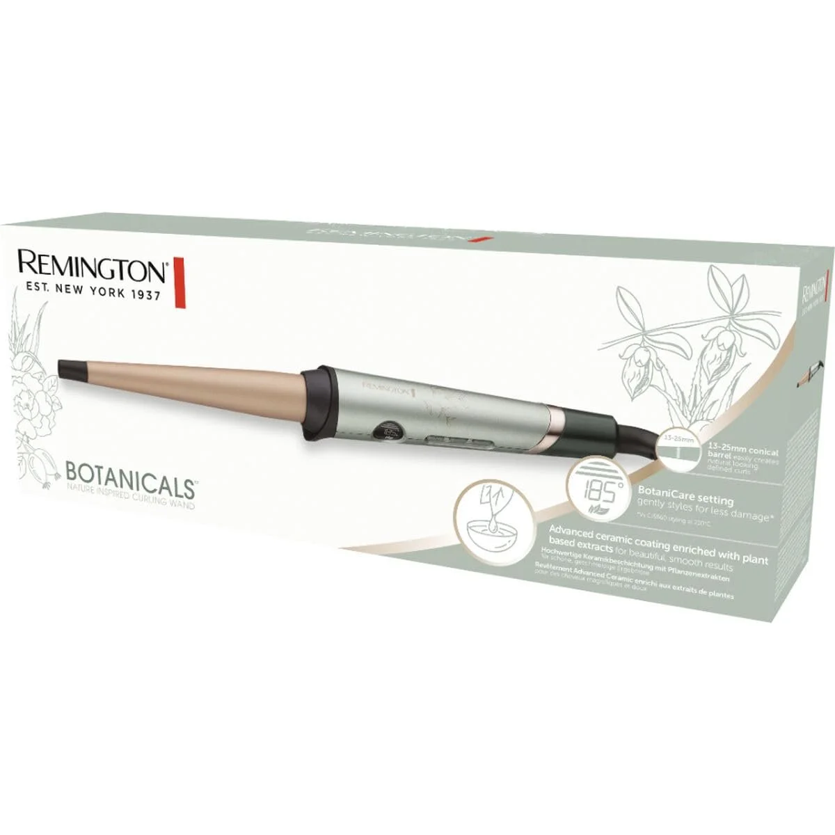 Плойка для волосся керамічна Remington Botanicals CI5860, фото №2 Плойка для волосся керамічна Remington Botanicals CI5860, фото №2