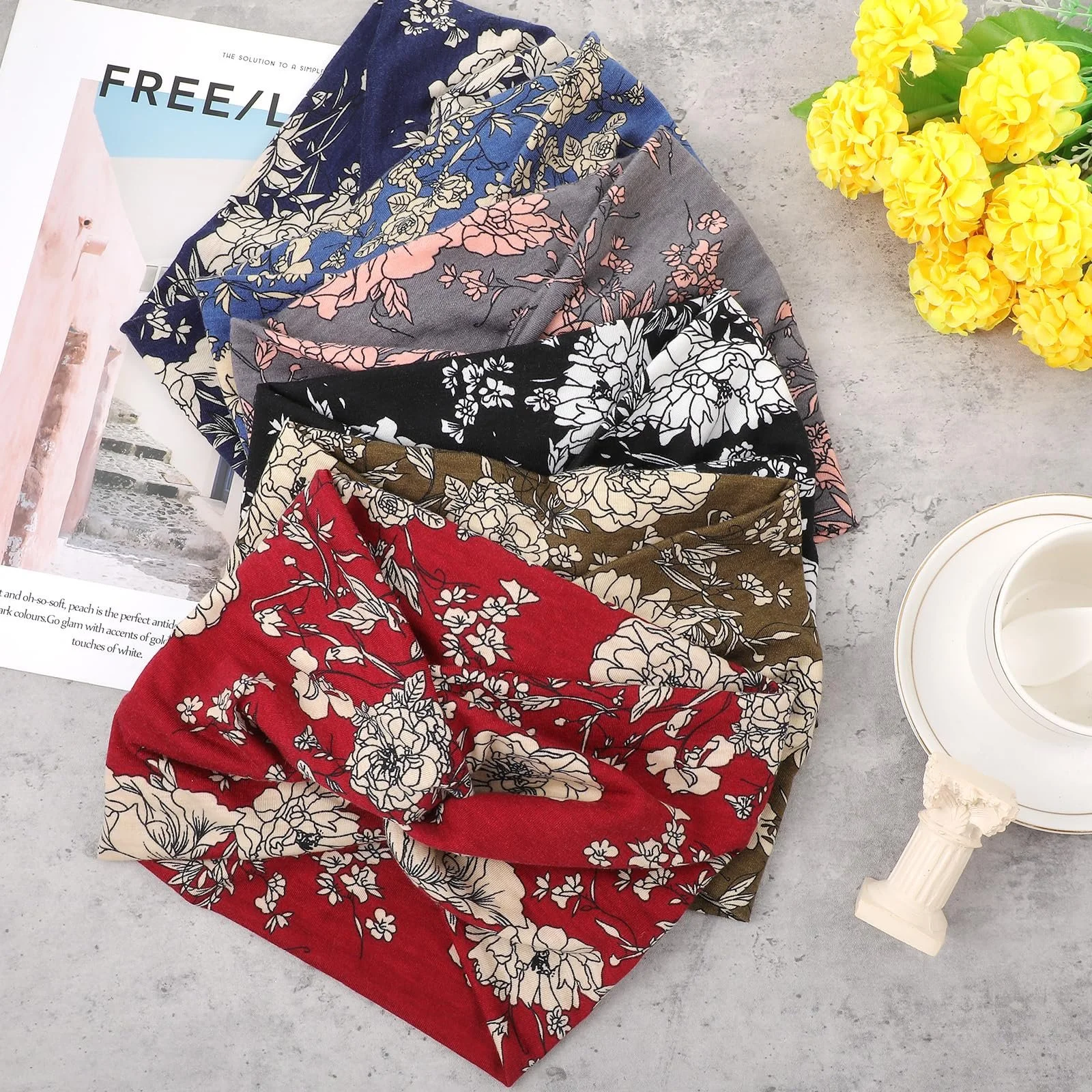 Пов'язка на голову в стилі бохо, фото №7