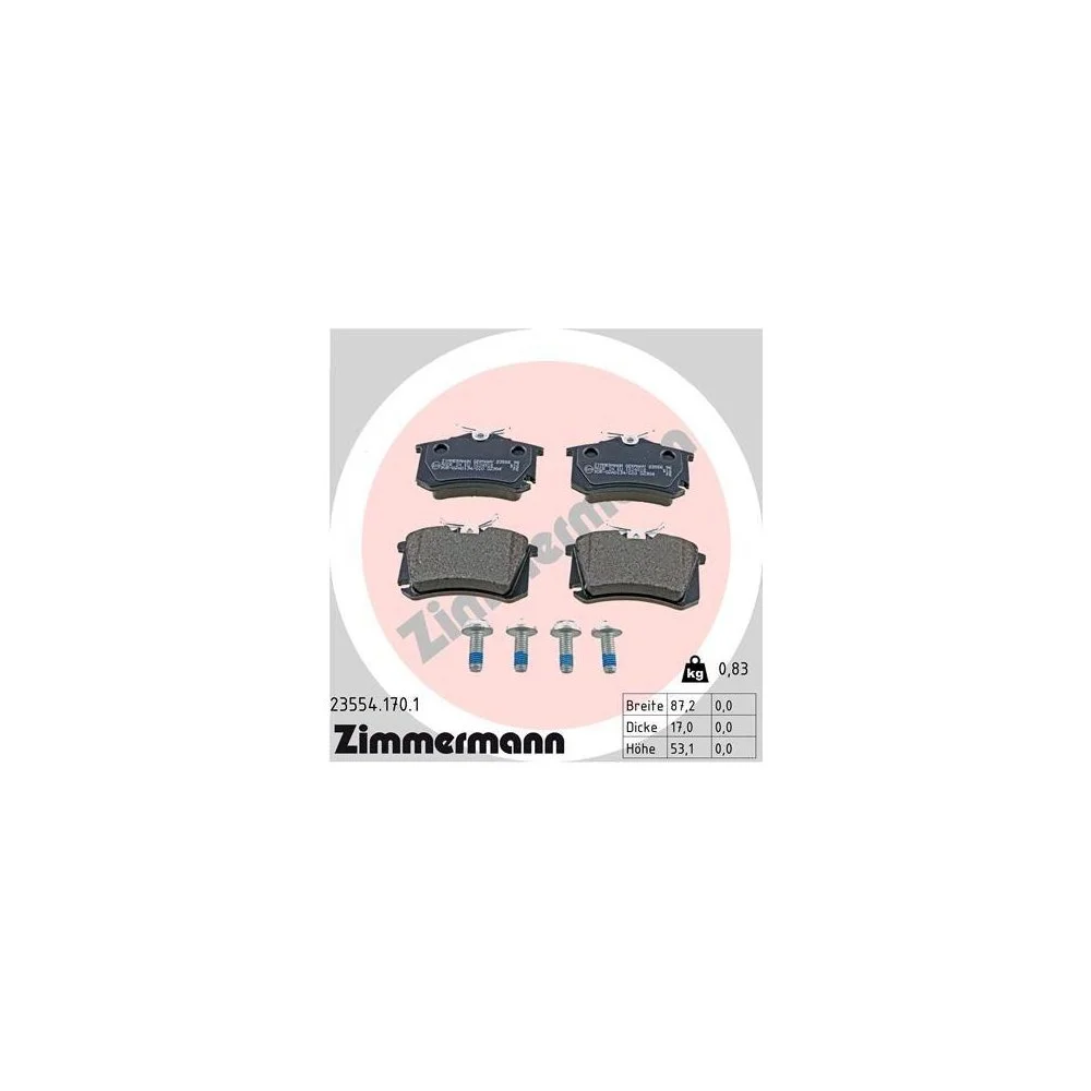 Тормозной диск ZIMMERMANN SPORT Z 100.1235.52, фото №3